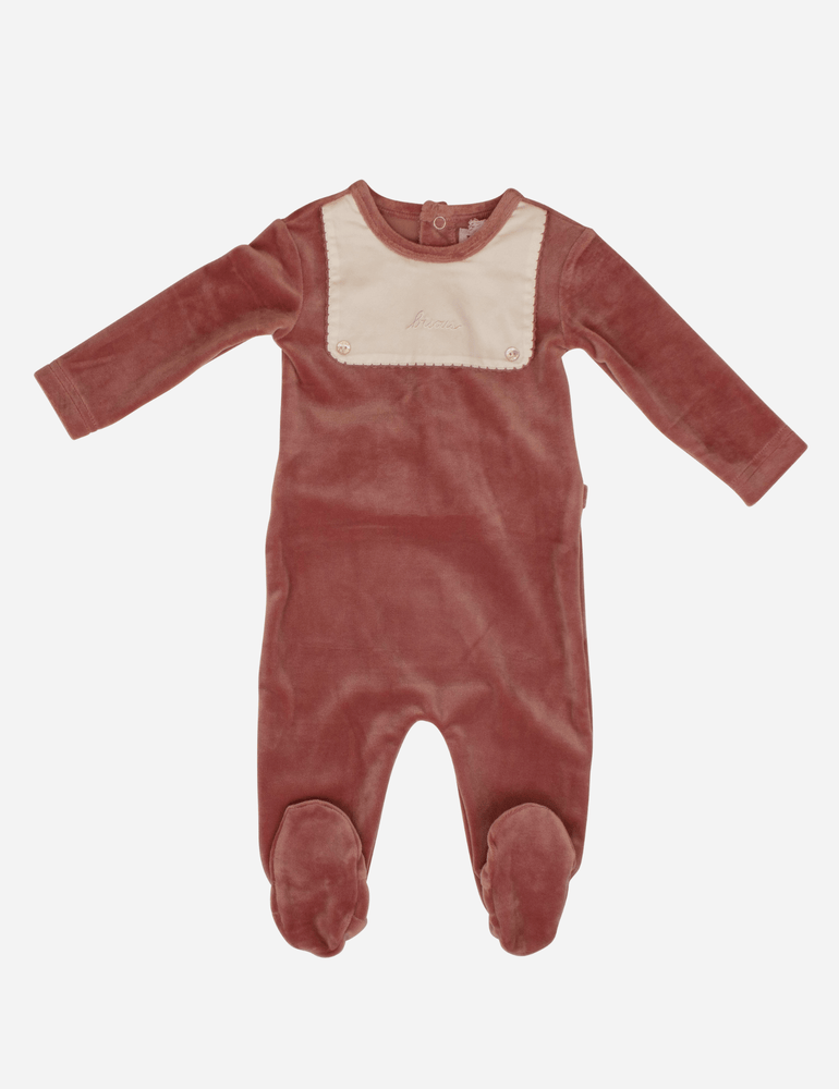 Bisous Bib Romper - Pink