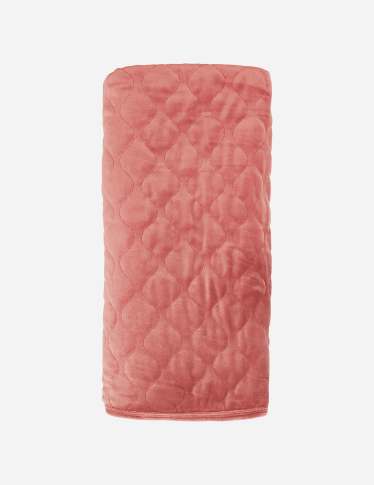 Bisous Padded Blanket - Pink