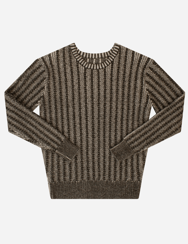 
                  
                    Two Tone Cable Sweater - Green
                  
                