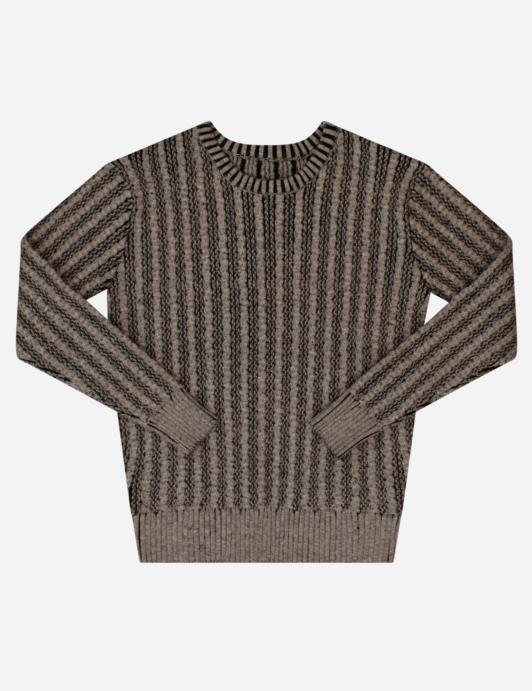 
                  
                    Two Tone Cable Sweater - Speckled Oatmeal
                  
                