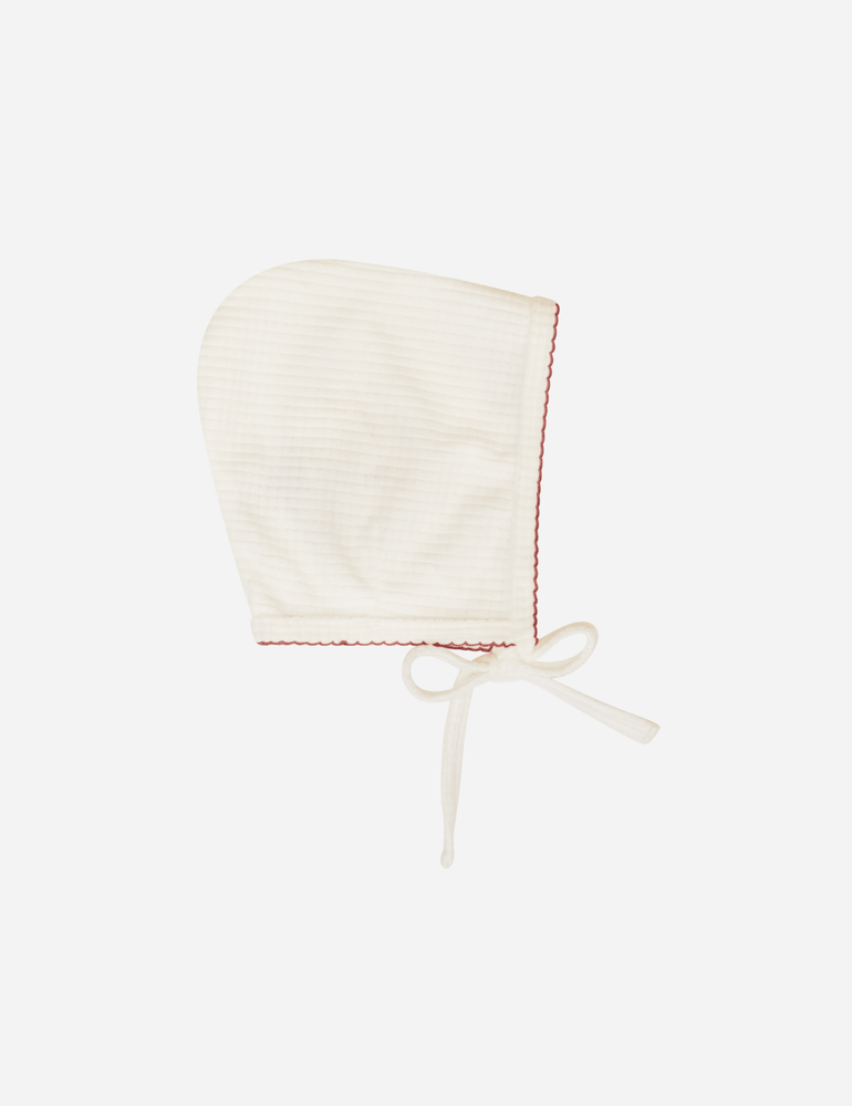 
                  
                    Velour Waffle Bonnet - Blush
                  
                