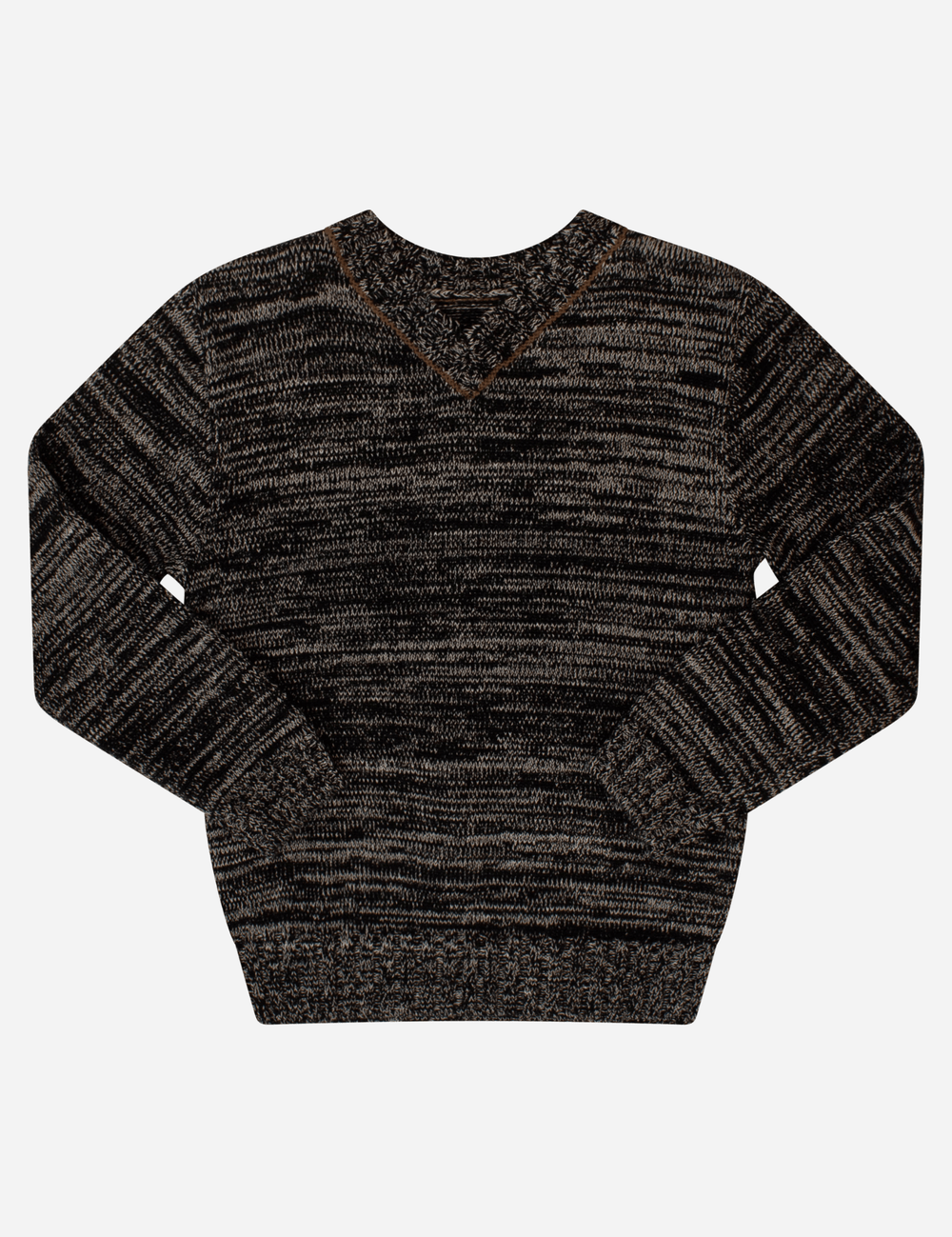 V Neck Sweater - Caramel