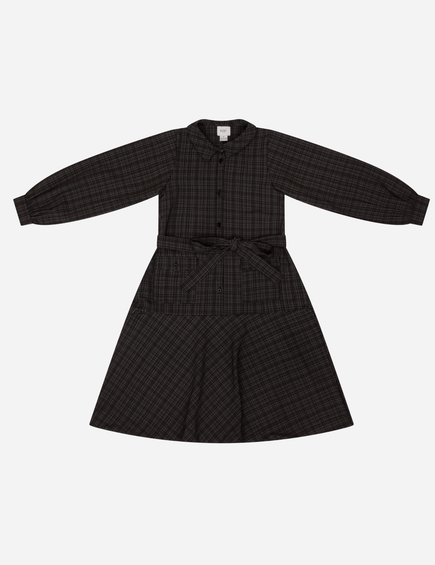 
                  
                    Micro Plaid Dress - Black
                  
                