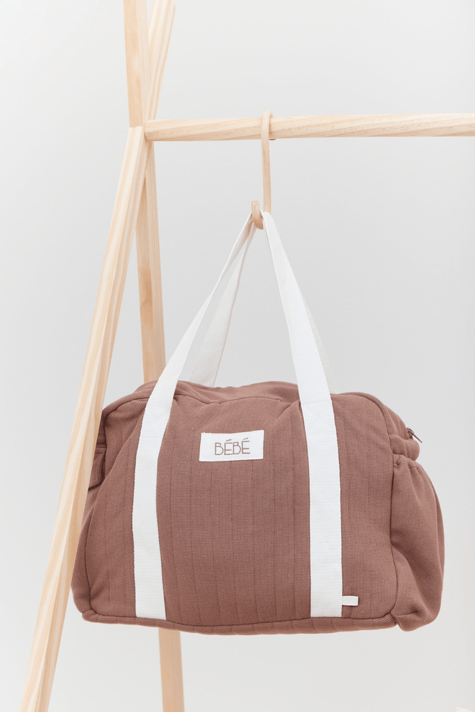 
                  
                    Waffle Diaper Bag - Cocoa
                  
                