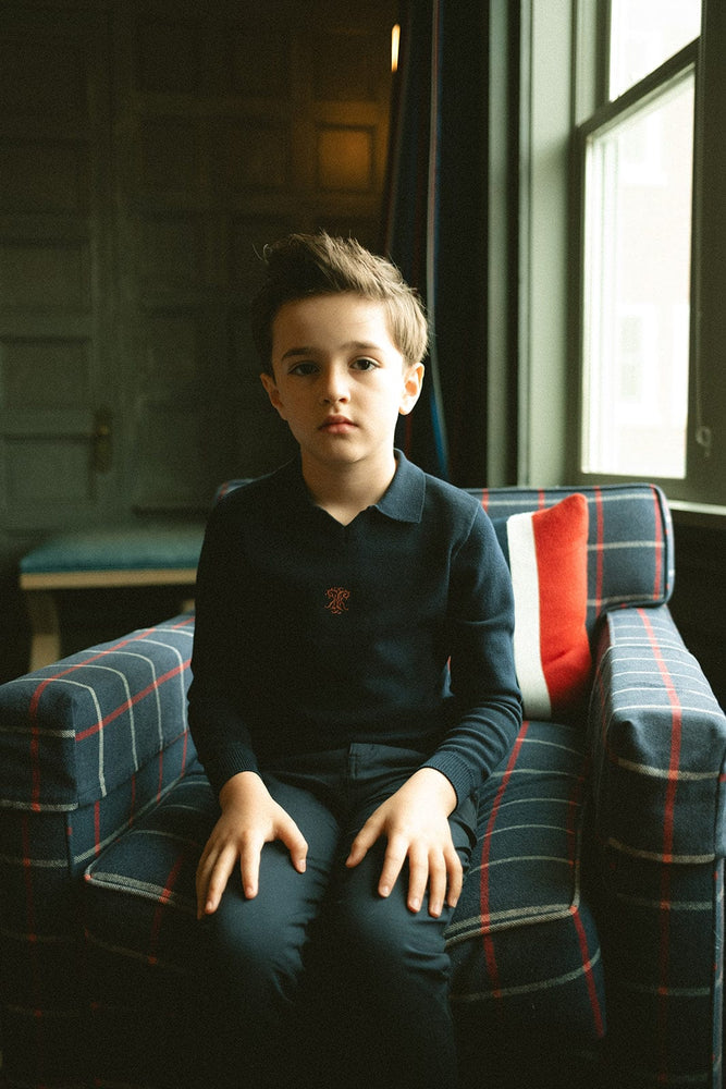 
                  
                    Leo Knit Sweater - Navy
                  
                