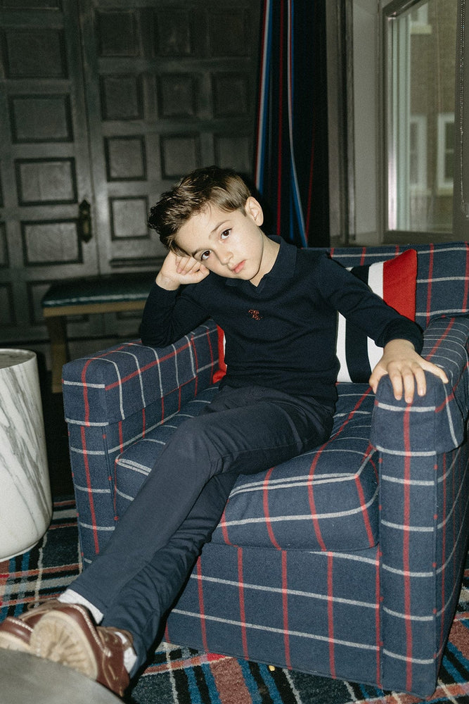 
                  
                    Leo Knit Sweater - Navy
                  
                