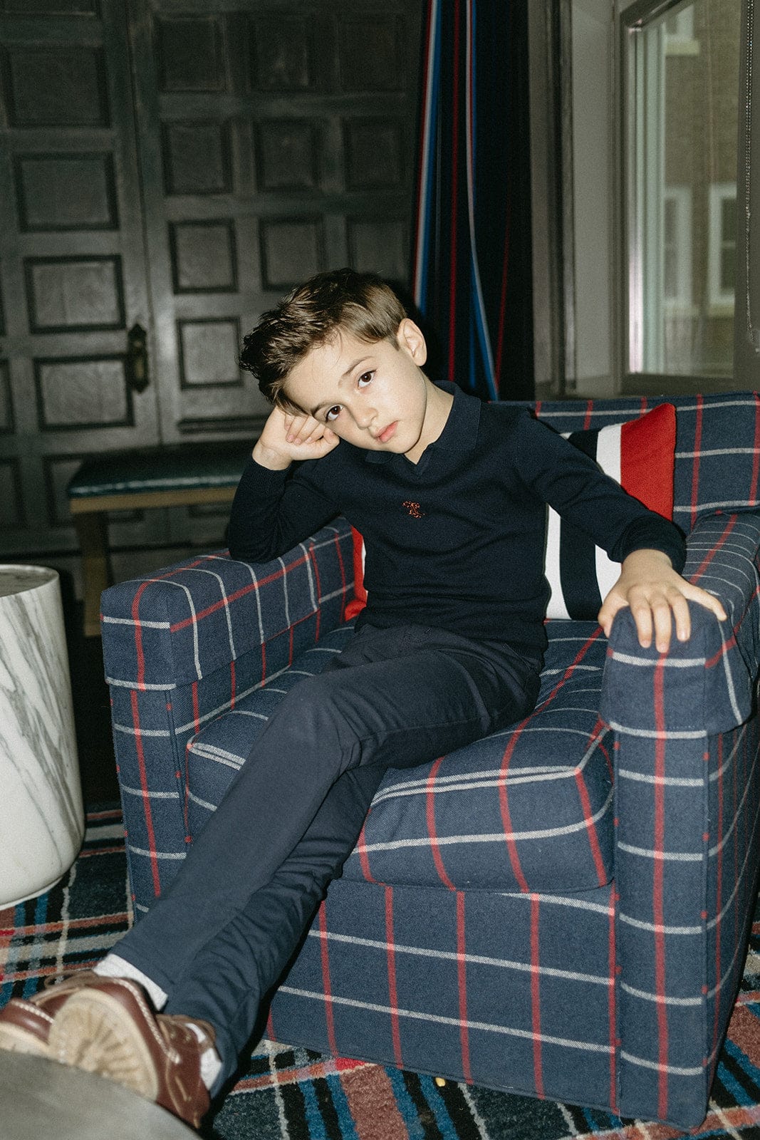 
                  
                    Leo Knit Sweater - Navy
                  
                