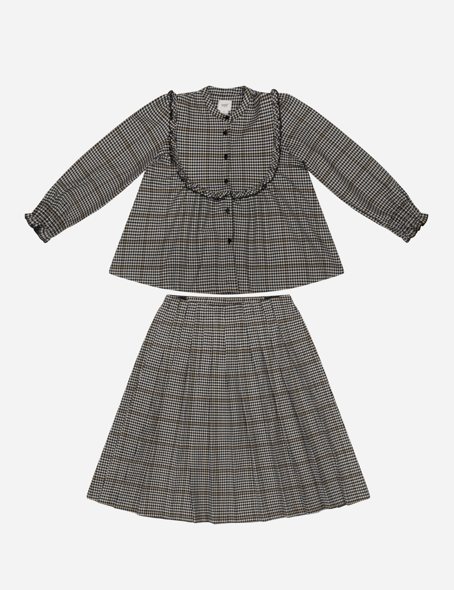 
                  
                    Plaid Pleated Two Piece
                  
                