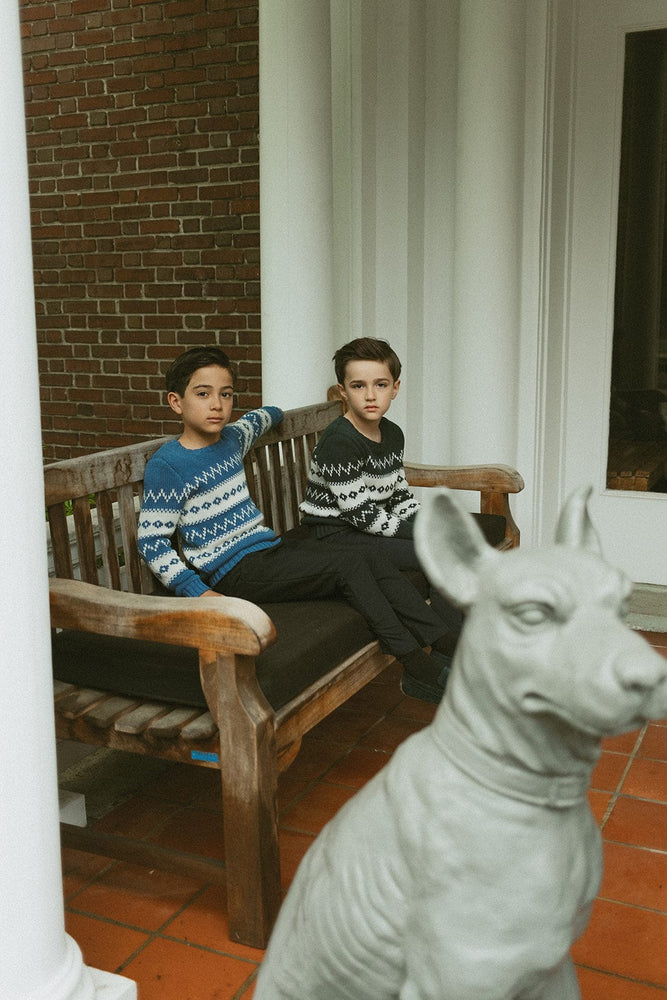 
                  
                    Justin Knit Sweater - Blue
                  
                