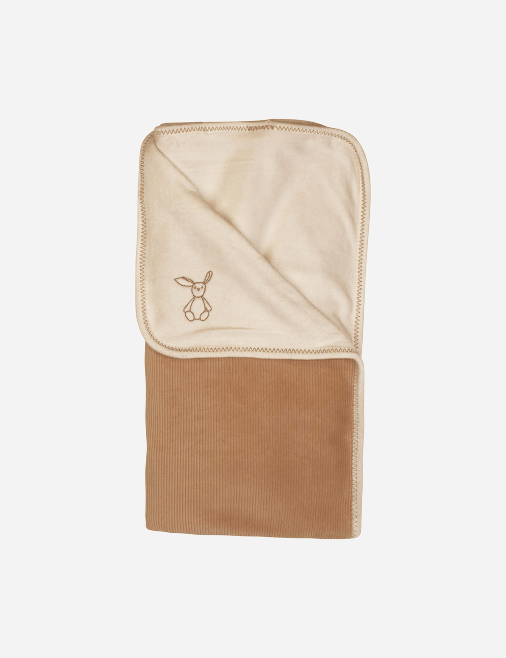 Bunny Stripe Blanket - Sand