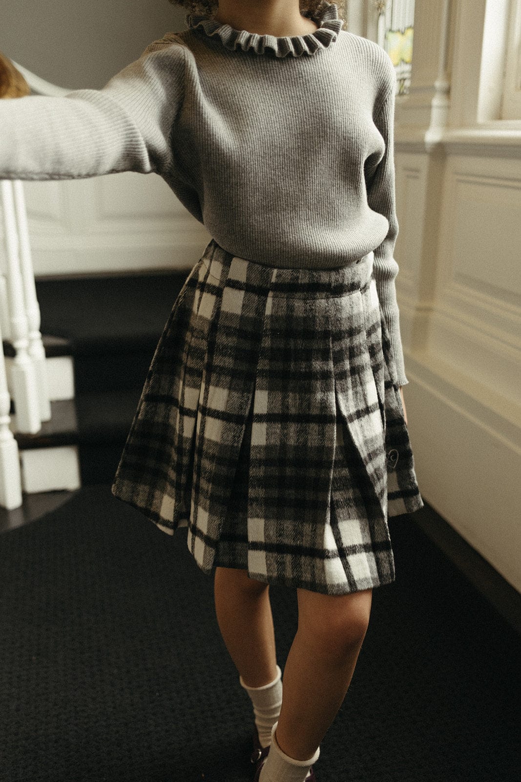 
                  
                    Stella Skirt - Charcoal
                  
                