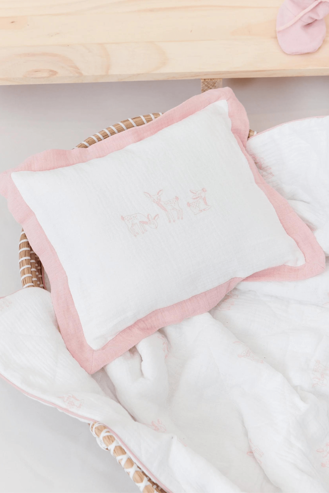 Fawn Pillow - Pink