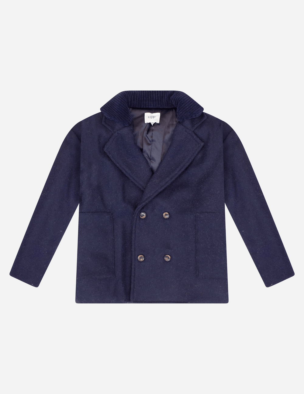 Wool Padded Jacket - Blue