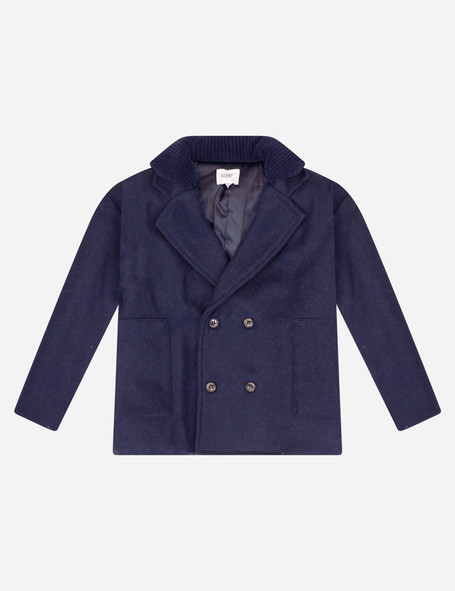 Wool Padded Jacket - Blue