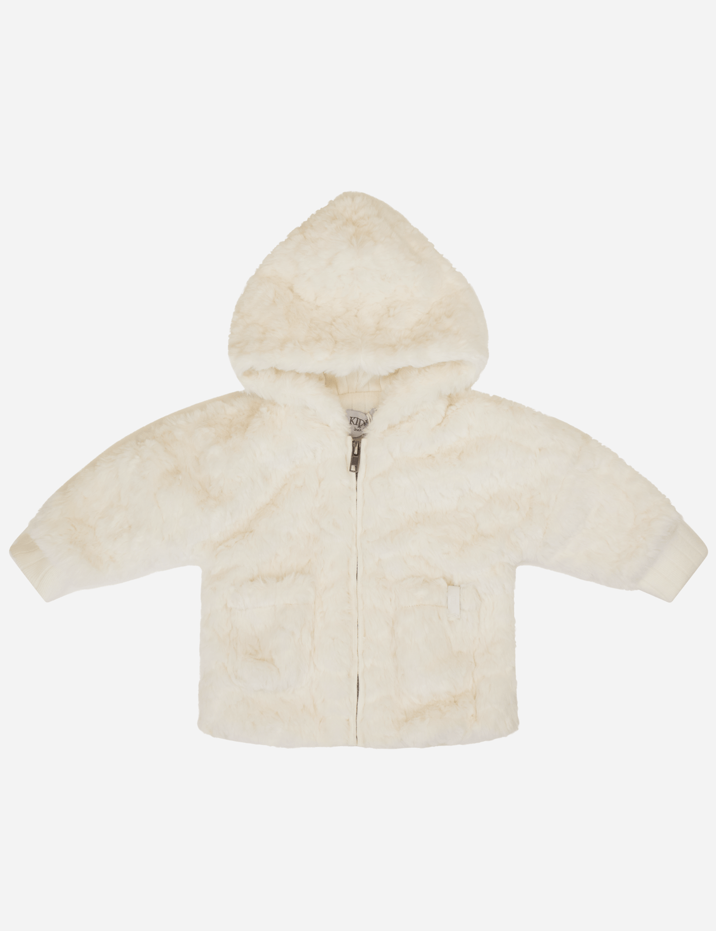 
                  
                    Textured Fur Jacket - White
                  
                