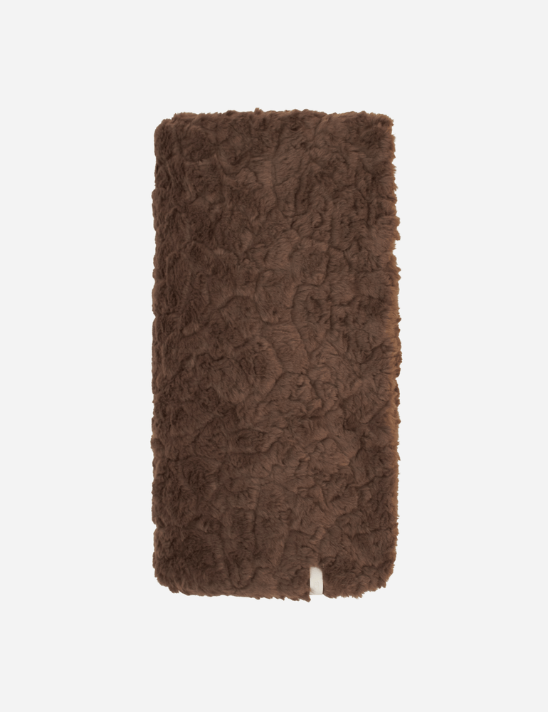 
                  
                    Textured Fur Blanket - Chocolate
                  
                