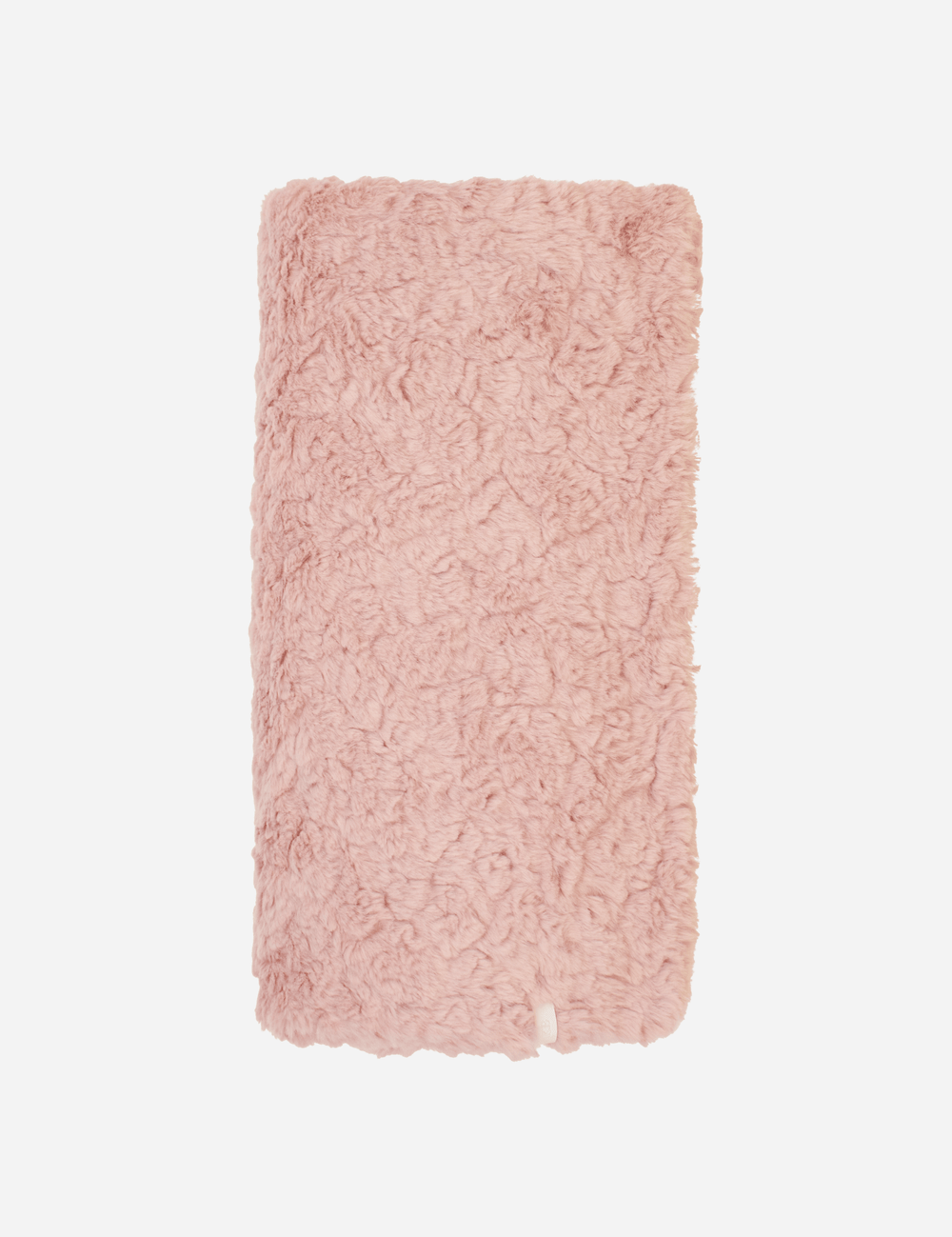 Textured Fur Blanket - Pink