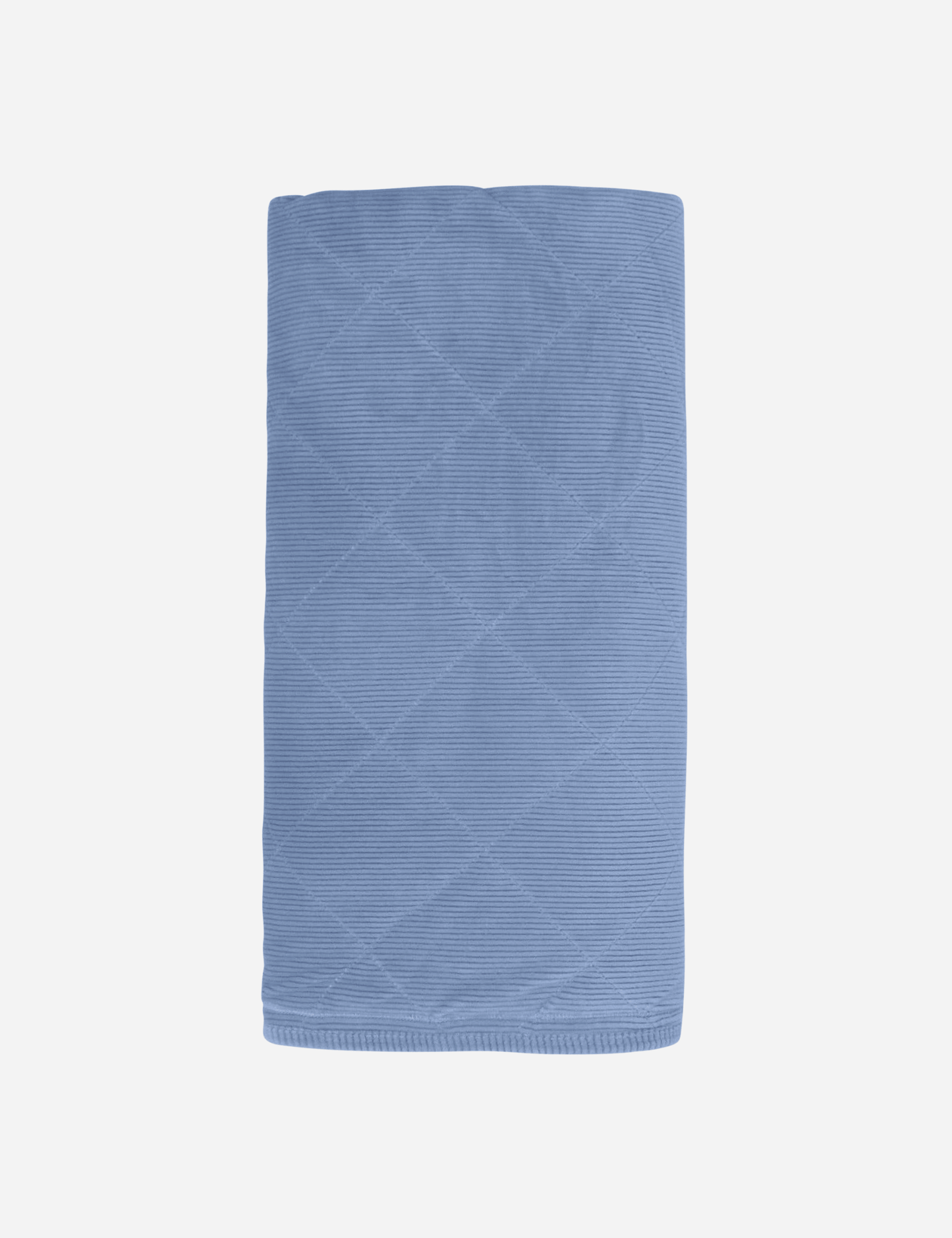 
                  
                    Velour Piped Blanket - Blue
                  
                