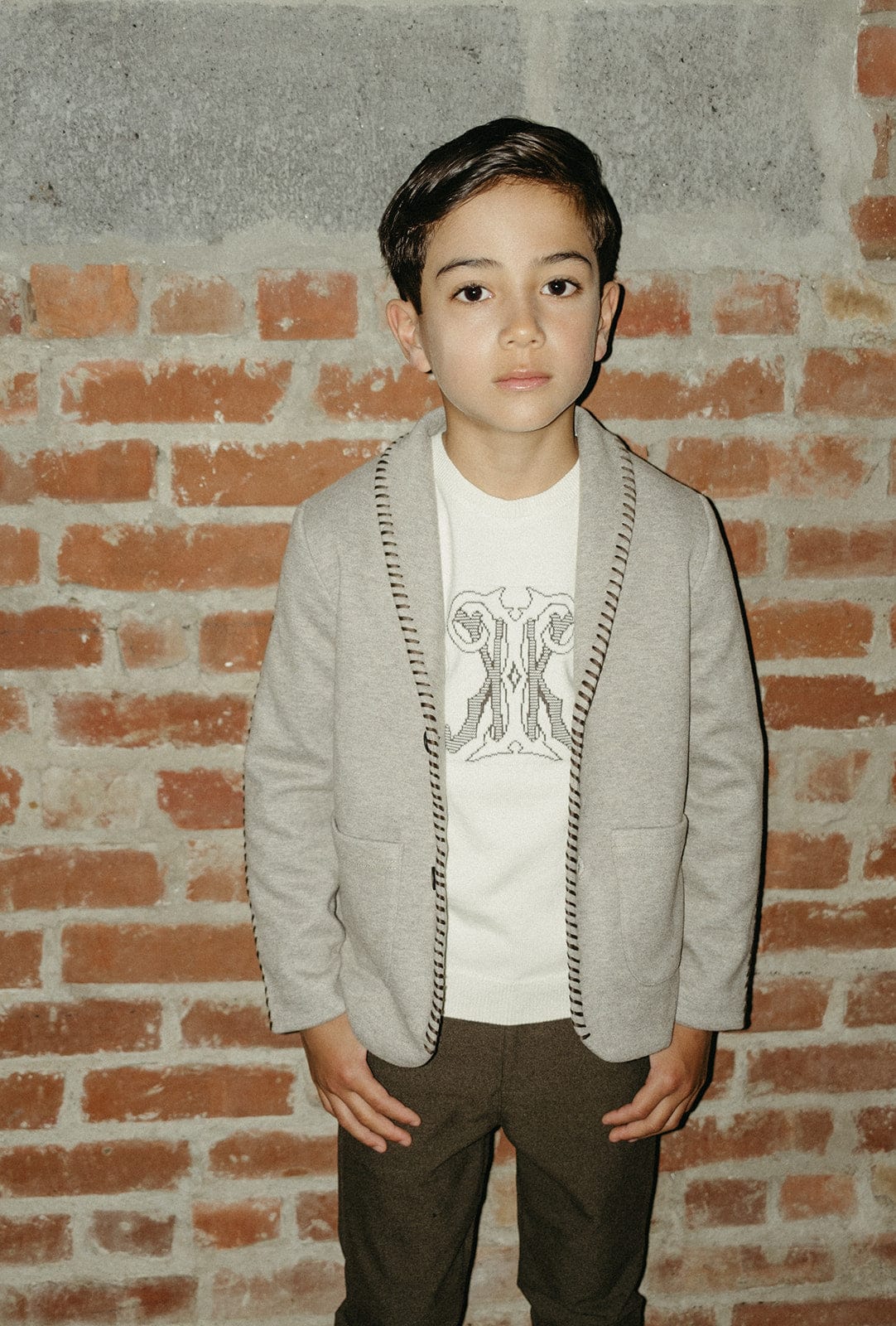 
                  
                    Everette Knit Sweater - White
                  
                