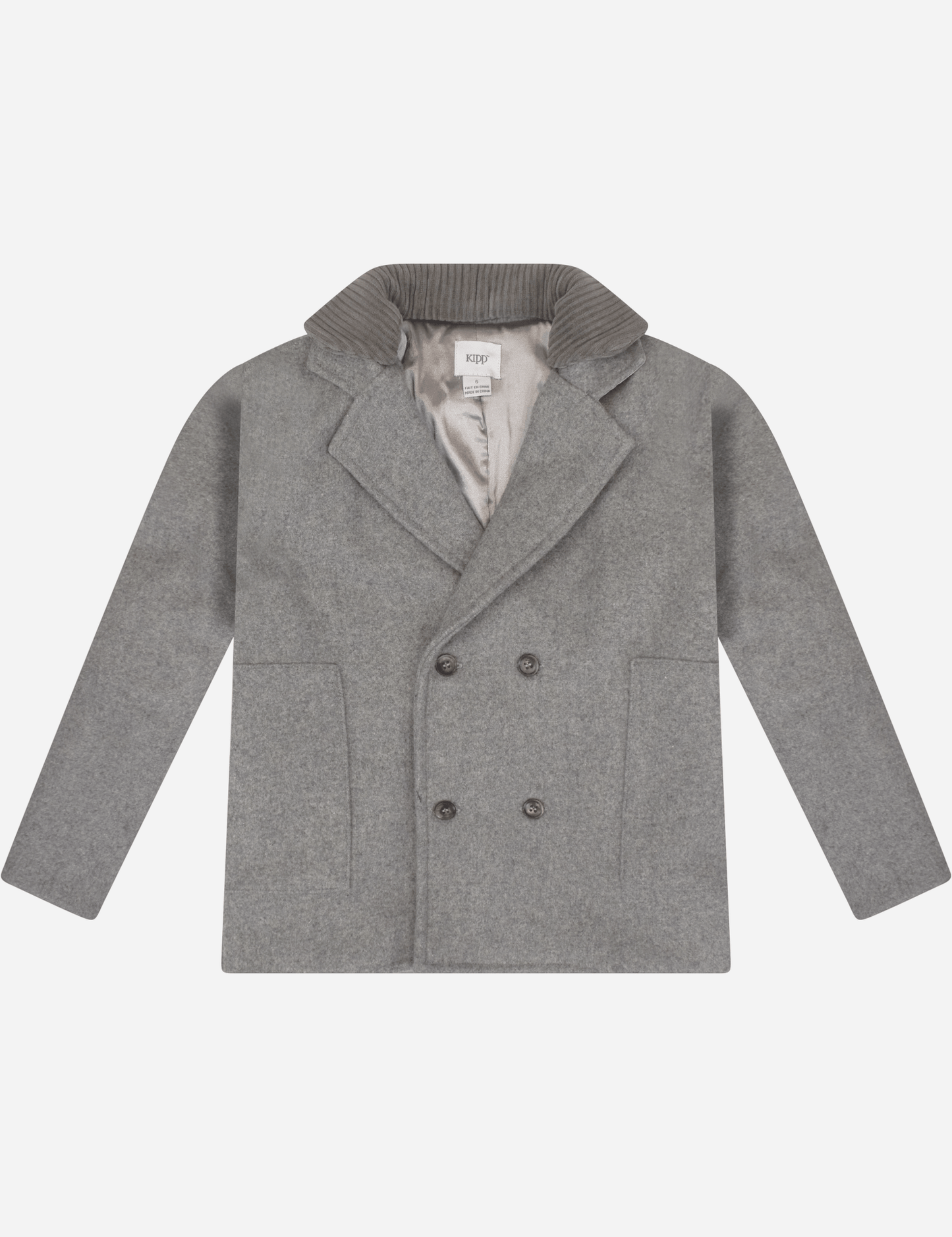 Wool Padded Jacket - Grey
