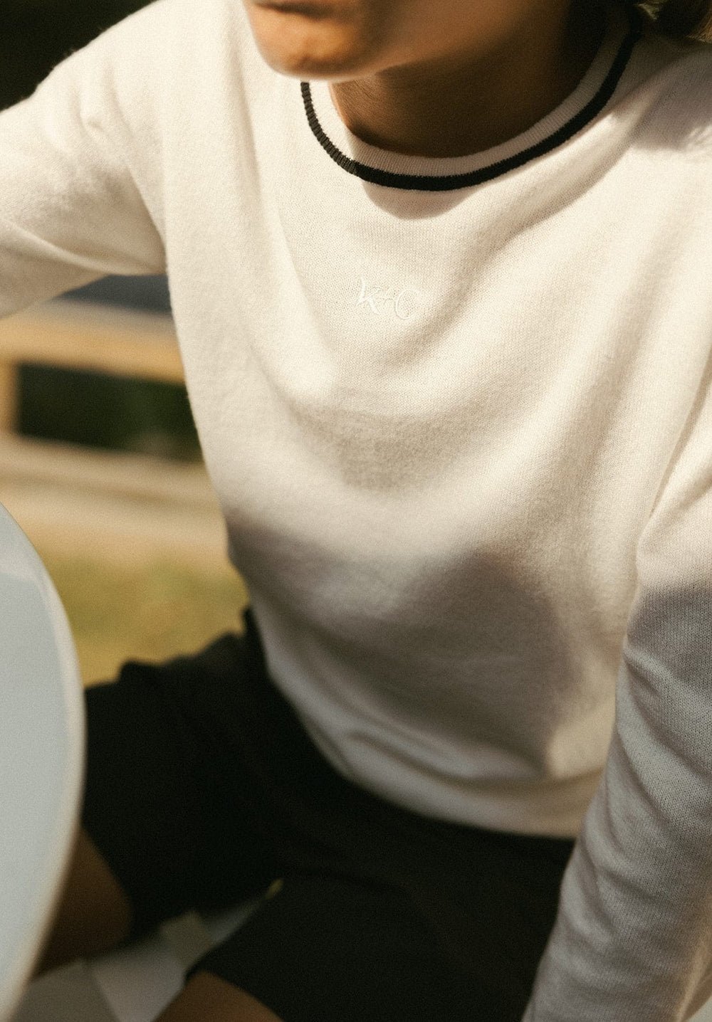 Jasper Long Sleeve Knit Top - Black
