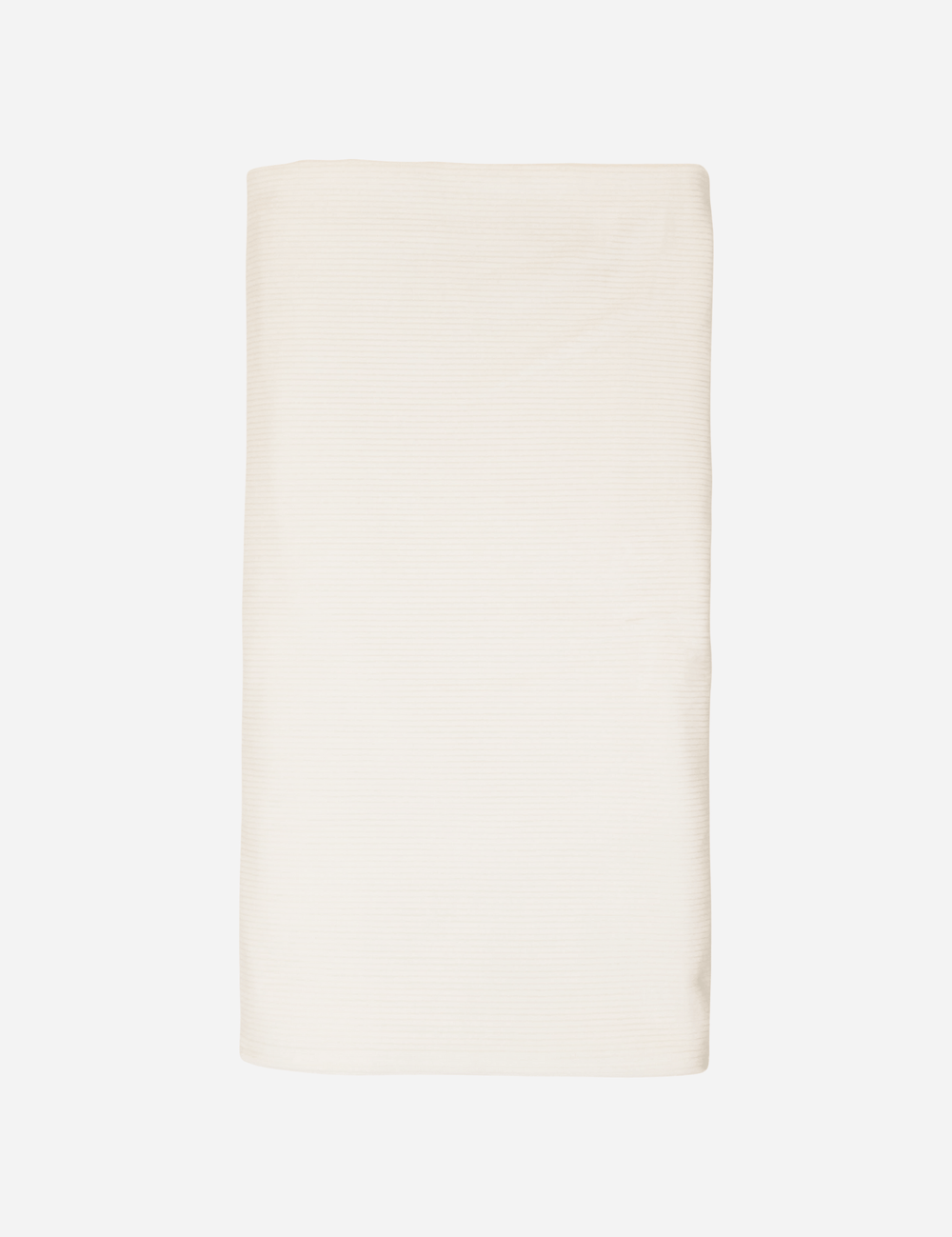 Rib Velour Blanket - White