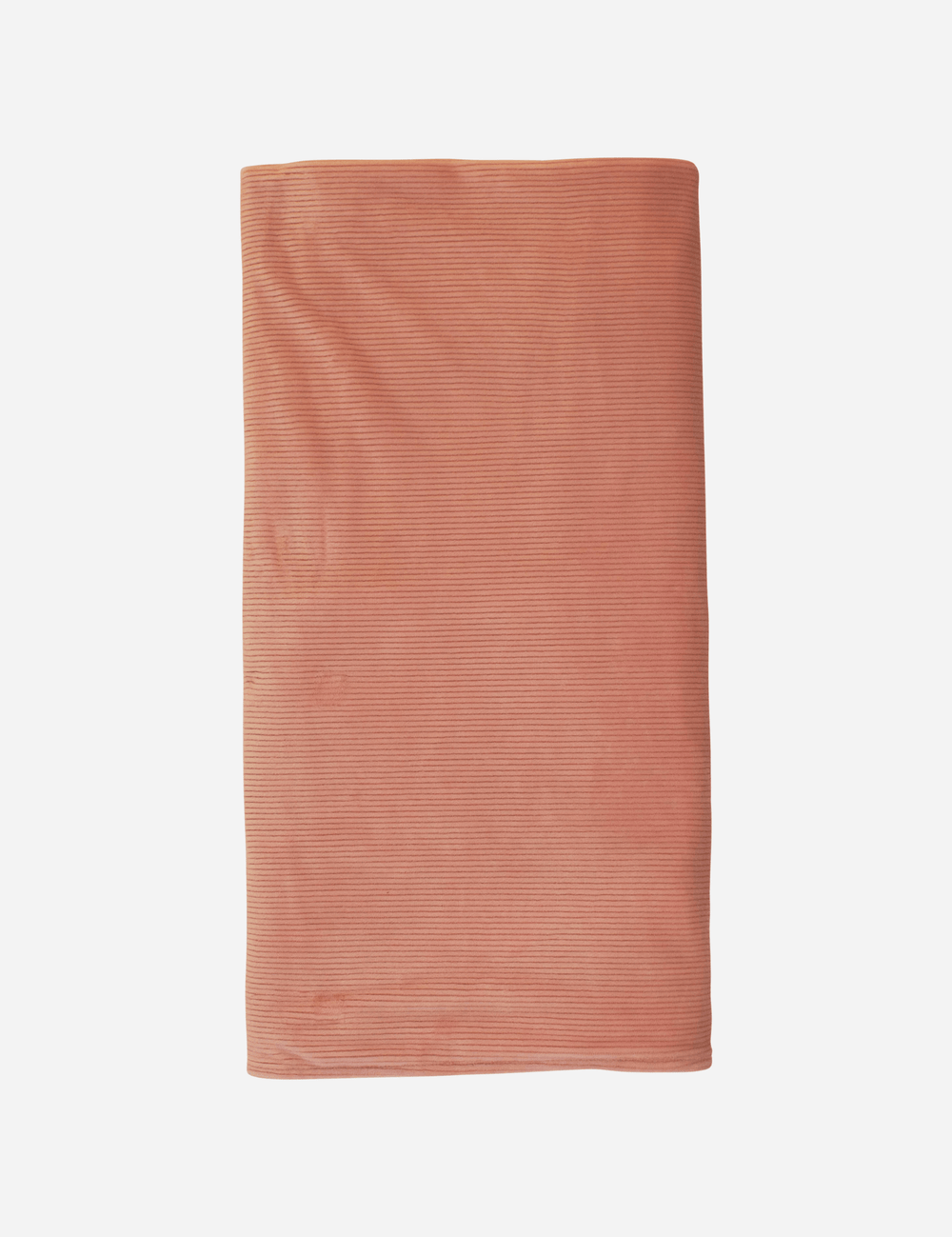 Rib Velour Blanket - Pink