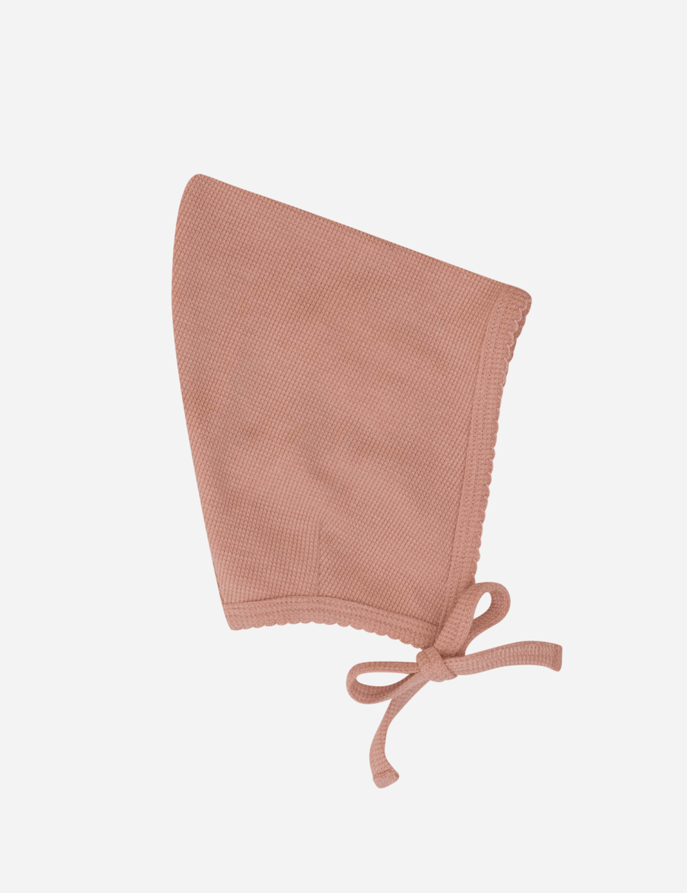 Waffle Scallop Bonnet - Pink