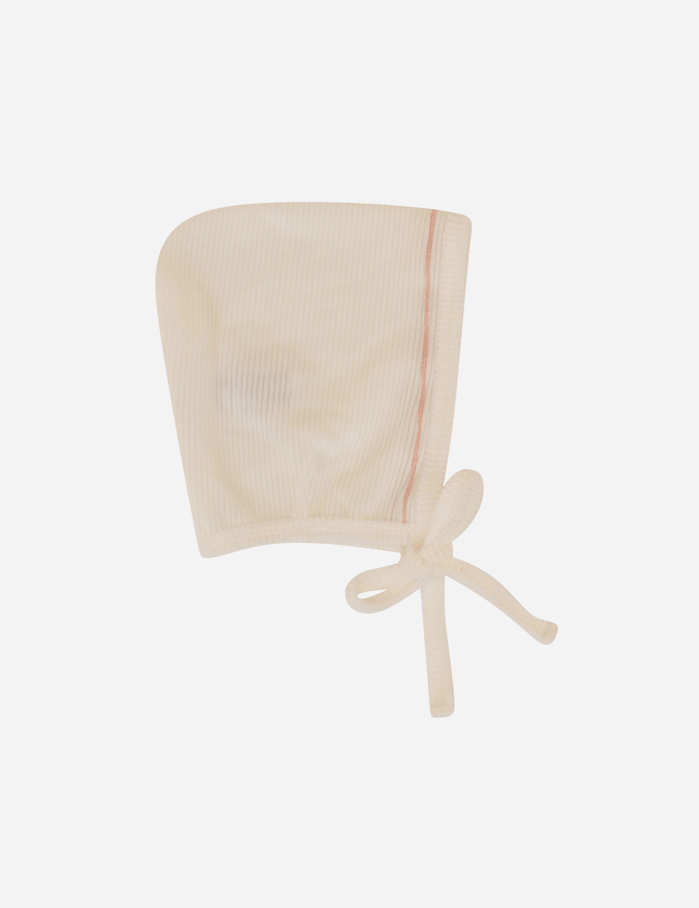 Ruffle Collar Bonnet - White