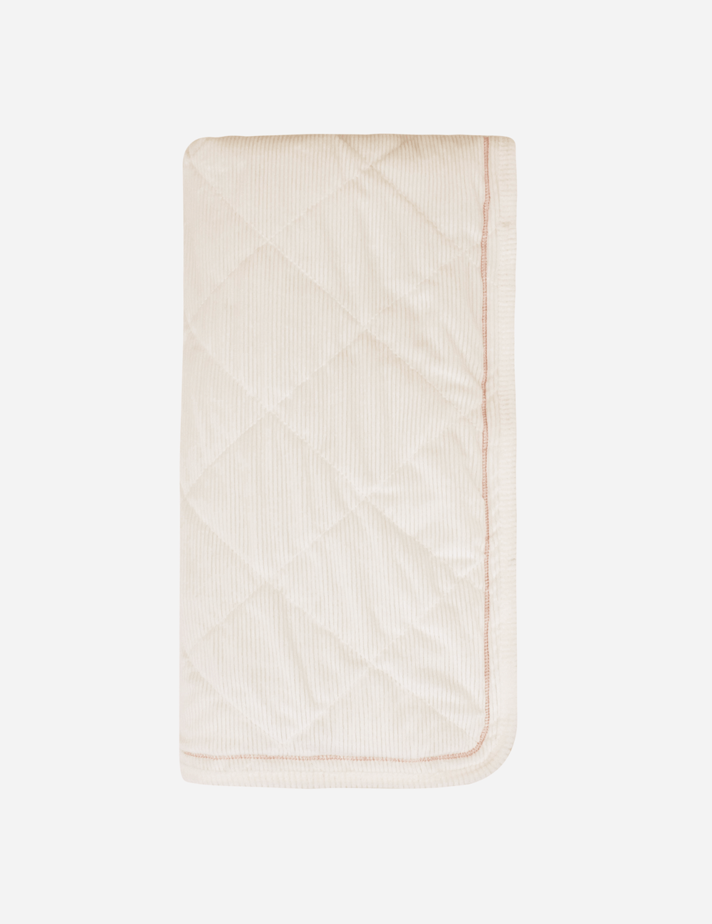 Ruffle Collar Blanket - White