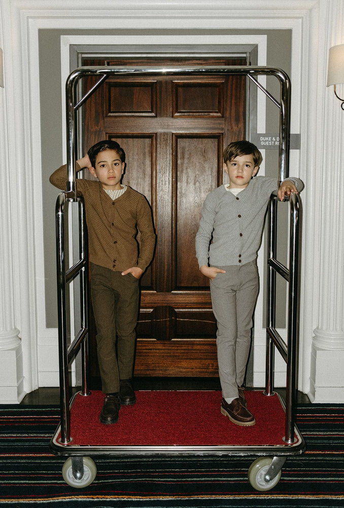 
                  
                    Carter Knit Cardigan - Grey
                  
                