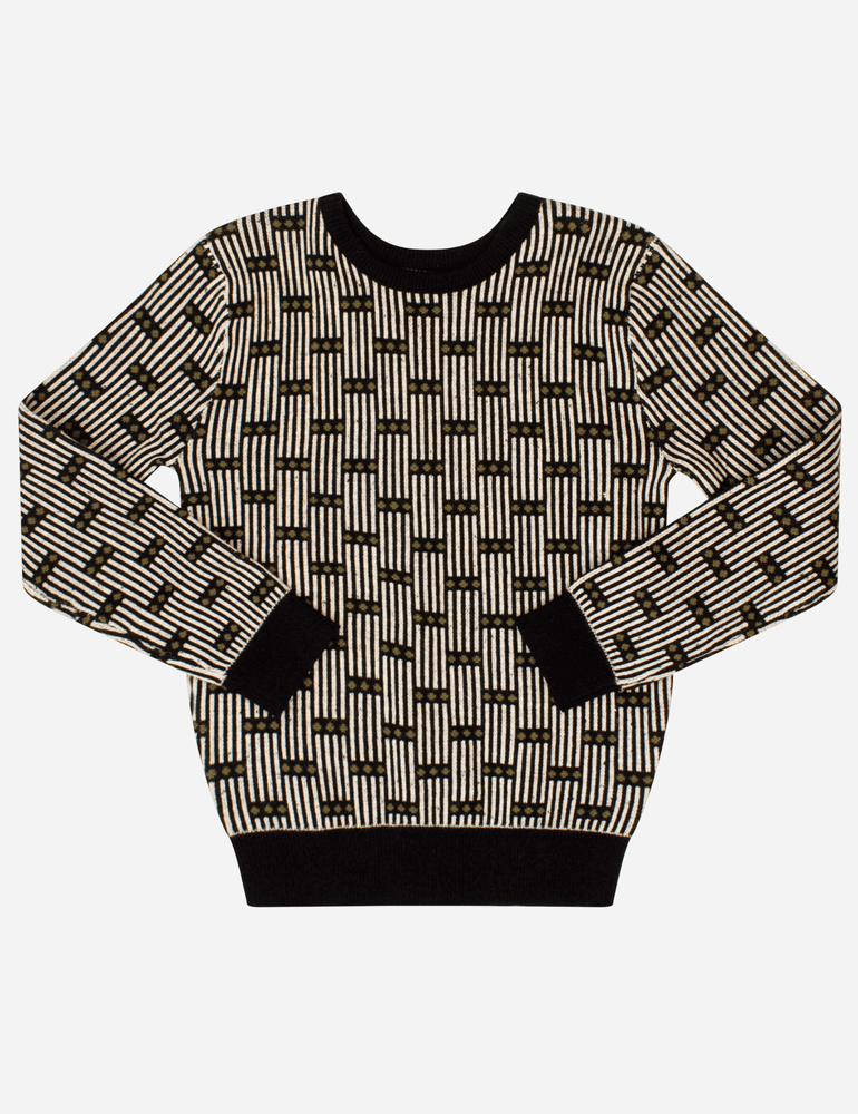 
                  
                    Line Dot Sweater - Olive
                  
                