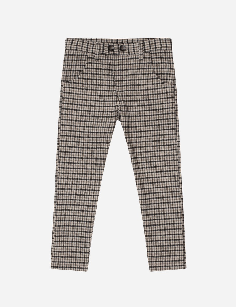 
                  
                    Plaid Slim Pants
                  
                