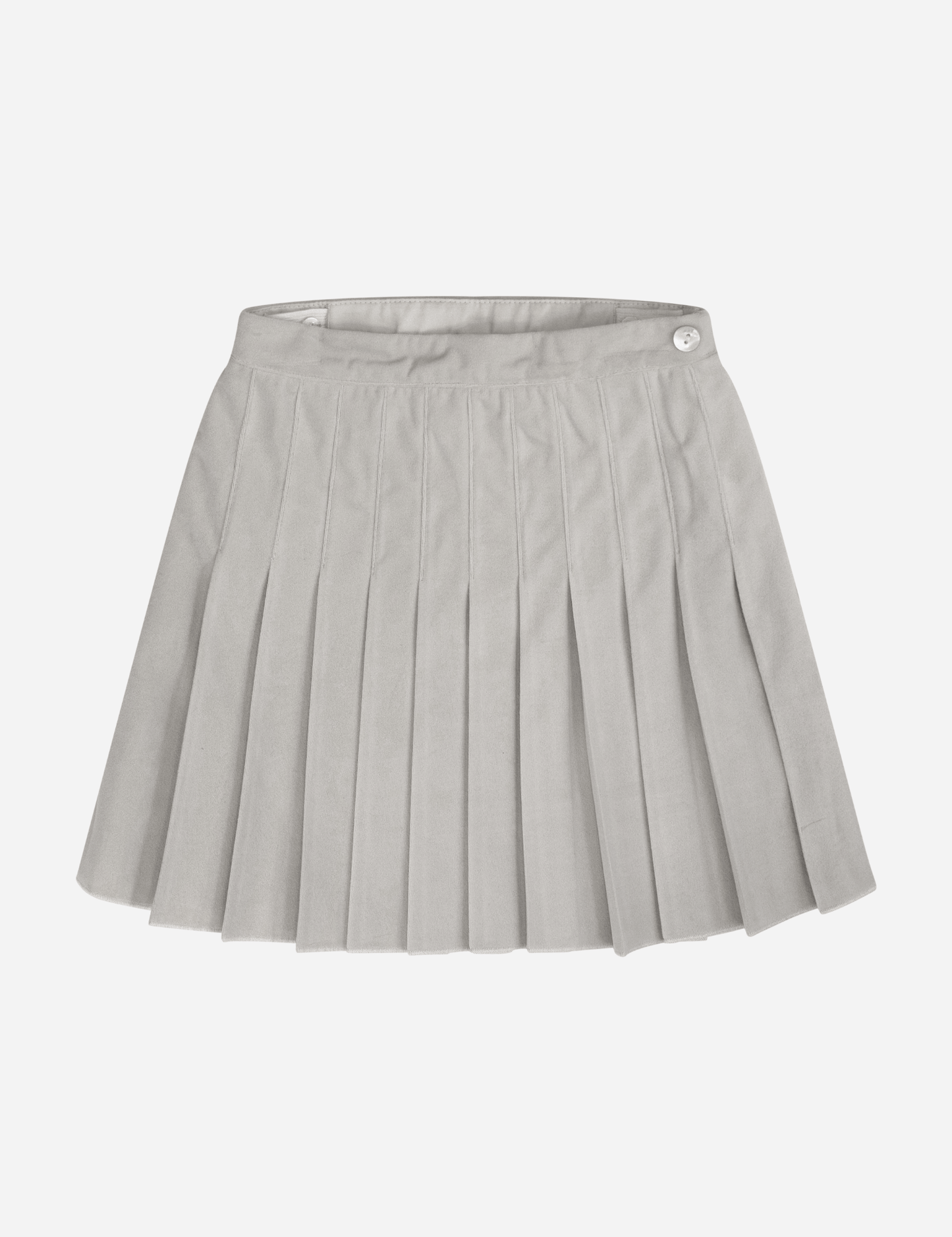
                  
                    Velvet Pleat Skirt - Stone
                  
                
