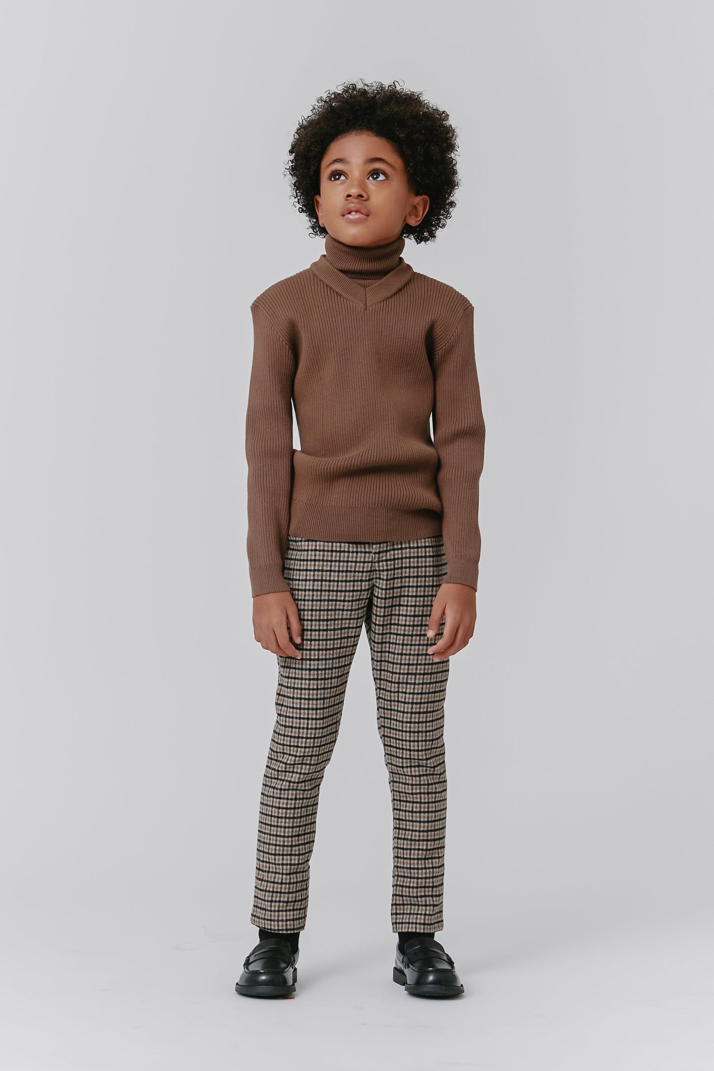 
                  
                    Rib Turtleneck Sweater - Caramel
                  
                