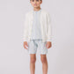 Long Sleeve Knit Sweater - White