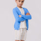 Long Sleeve Knit Sweater - Blue