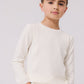 Todd Knit Long Sleeve Sweater - White