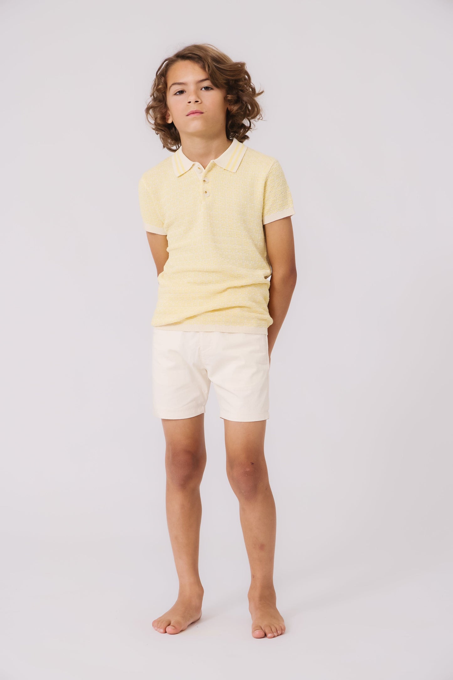Logan Knit Sweater - Yellow