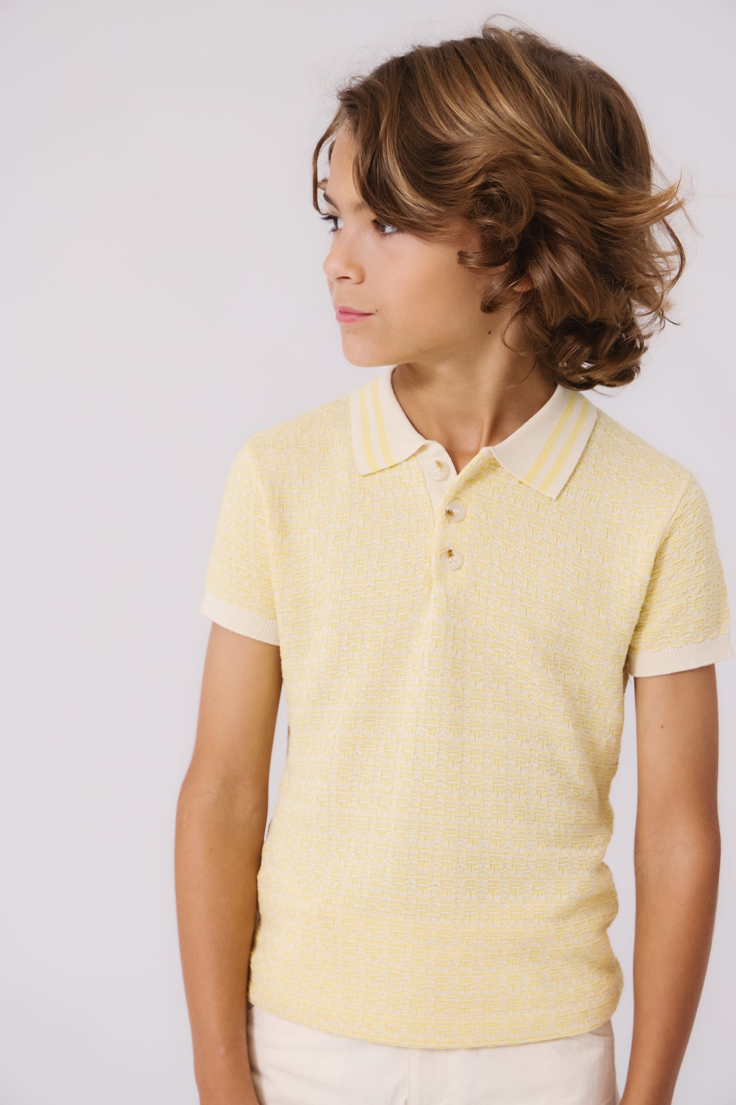 Logan Knit Sweater - Yellow