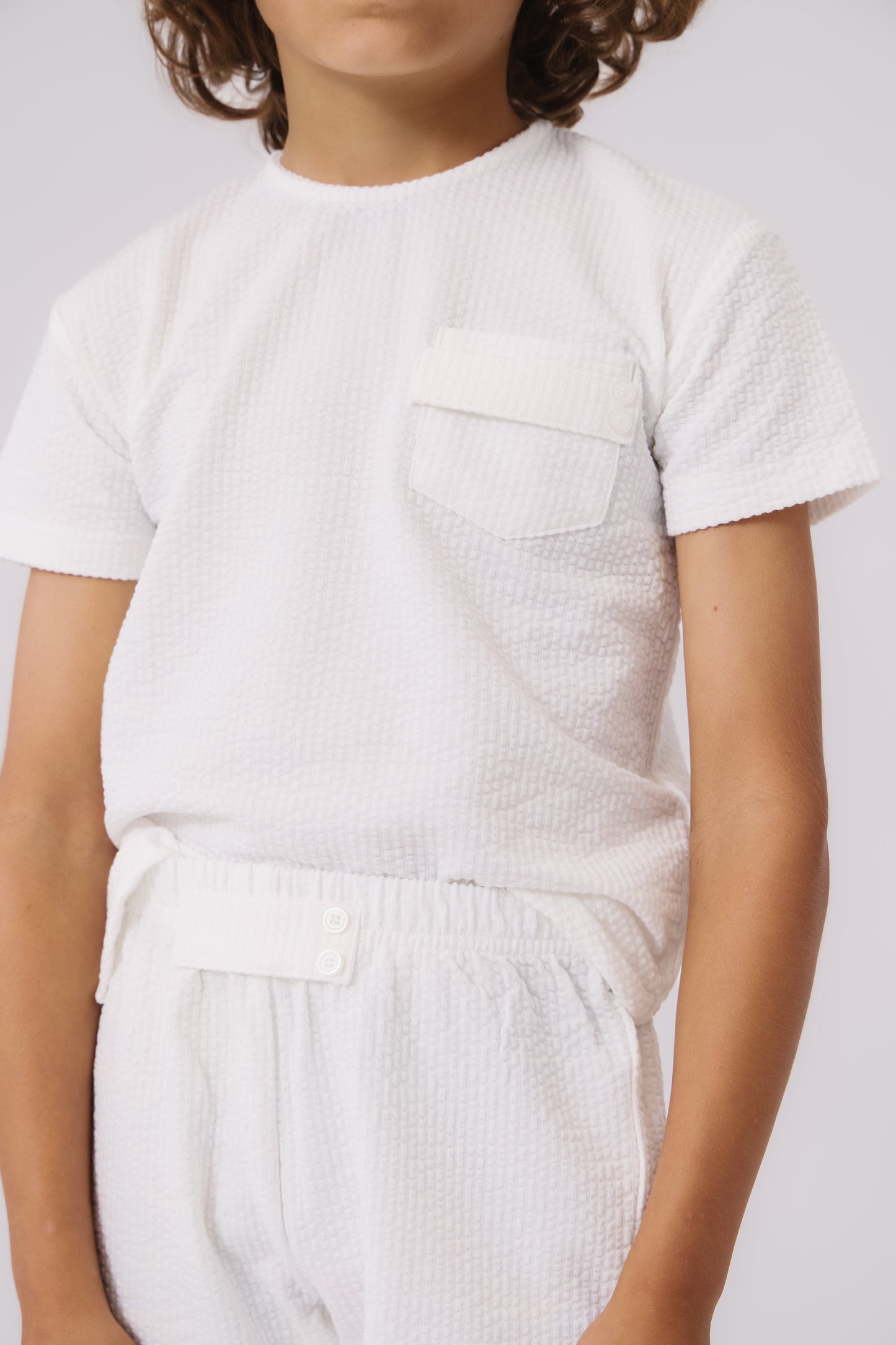 Indigo Top - White