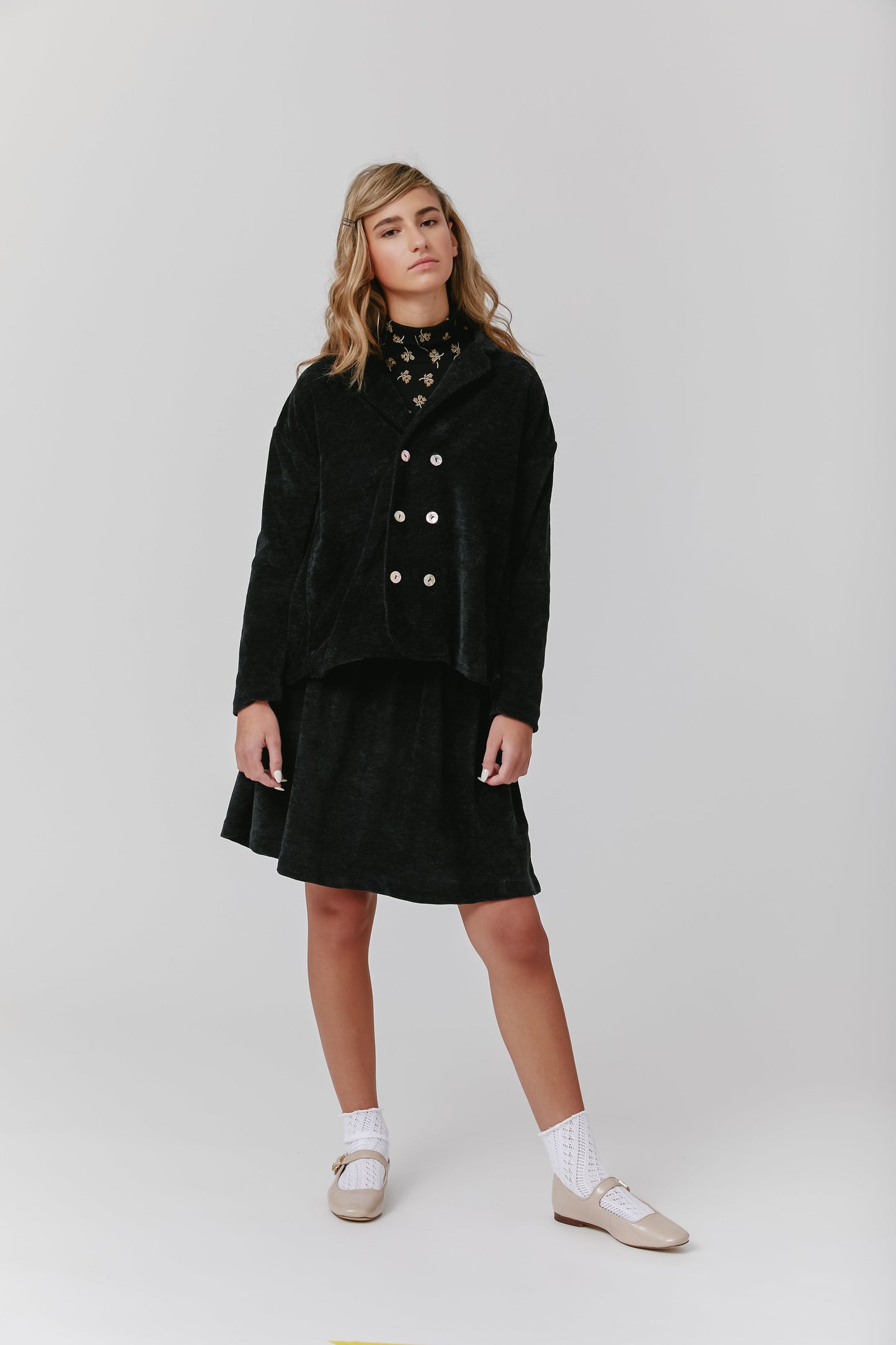 
                  
                    Chenille Jacket - Black
                  
                