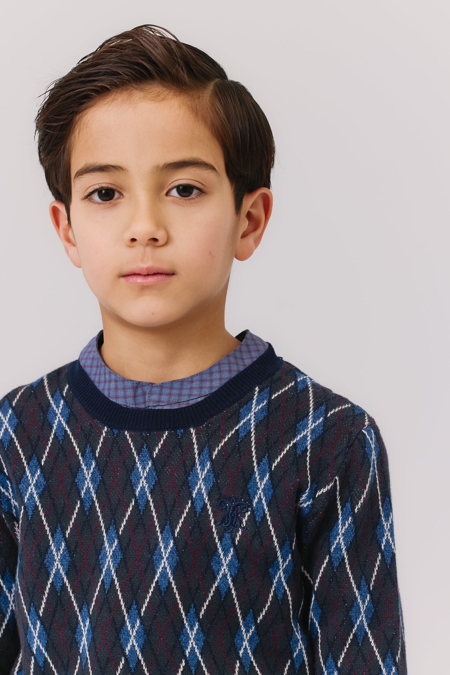 
                  
                    Jared Argyle Knit Sweater
                  
                