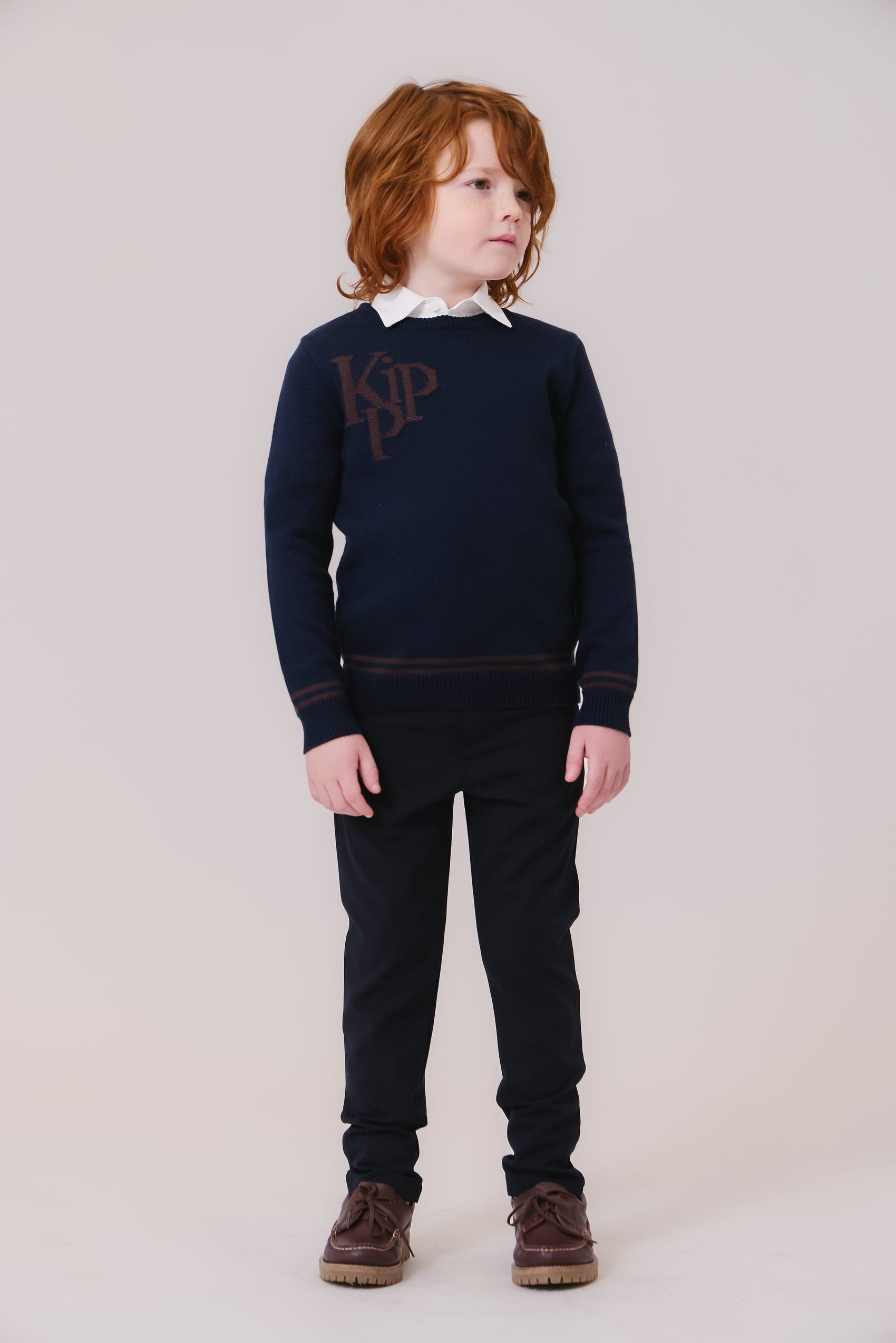 Oscar Knit Sweater - Navy