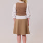Sienna Circle Skirt - Chestnut