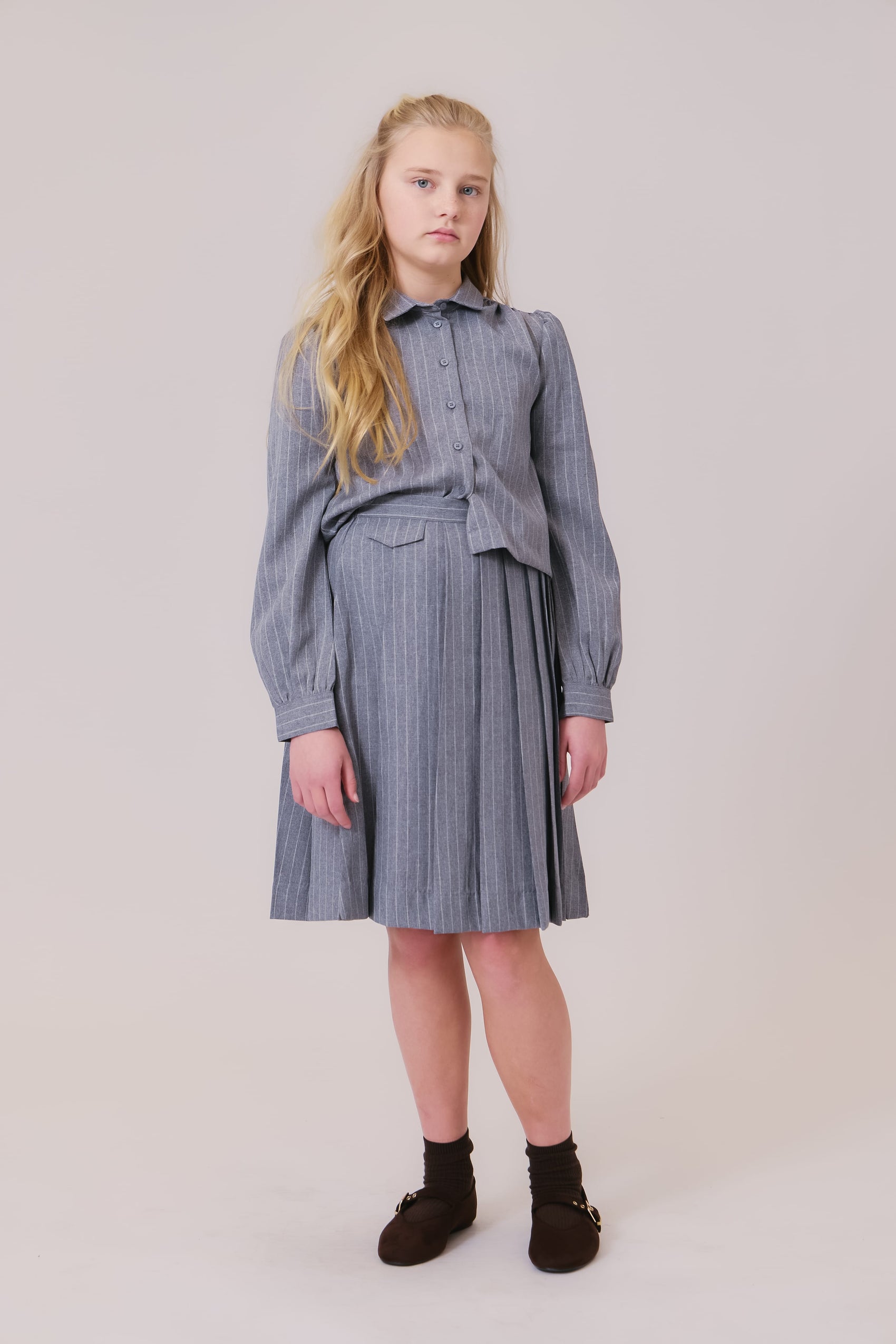 Cynthia Pinstripe Skirt