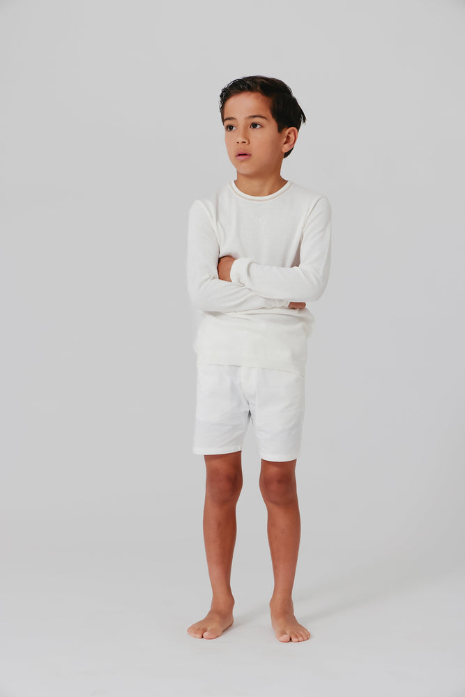 
                  
                    Jasper Long Sleeve Knit Top - Stone
                  
                