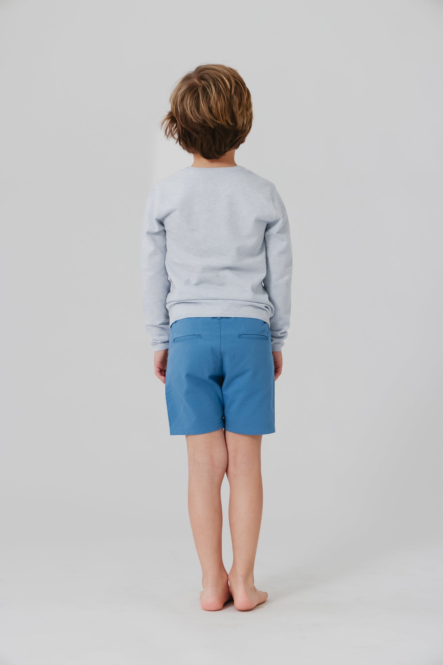 
                  
                    Classic Long Sleeve Knit Top - Light Blue
                  
                