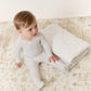 Stripe Stamp Footie - Blue