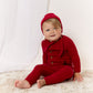 Bunny Knit Set with Hat - Red